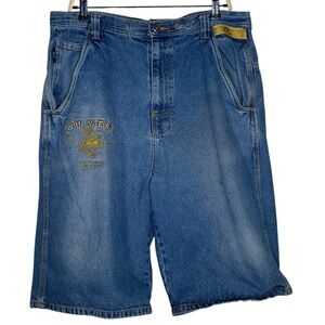 Vintage Wu Wear Size 38 Blue Jean Shorts